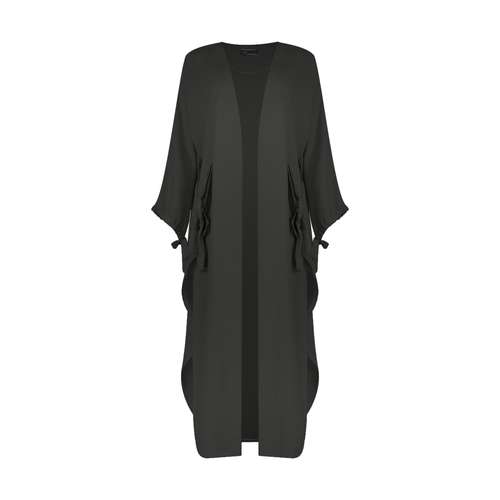 مانتو زنانه کد B9979 رنگ مشکی