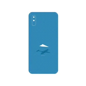MAHOOT Minimal Paper Airplane Cover Sticker for Xiaomi Redmi 9i Sport