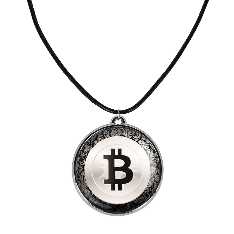 گردنبند خندالو مدل ارز دیجیتال بیت کوین Bitcoin کد 1086910867