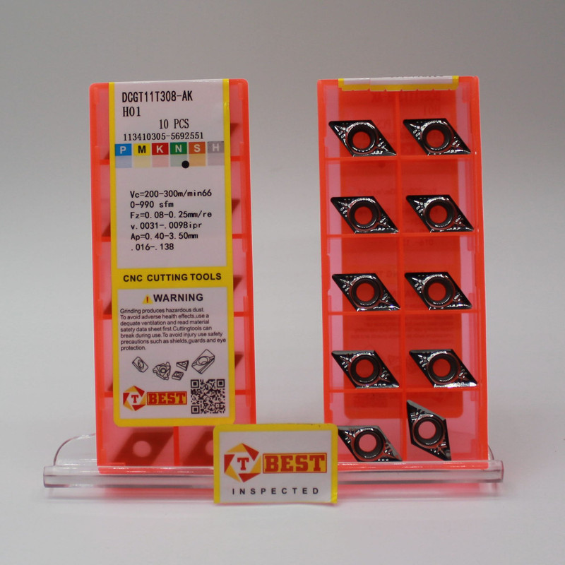 مجموعه 10 عددی تراشکاری تی بست مدل DCGT 11T308AK10