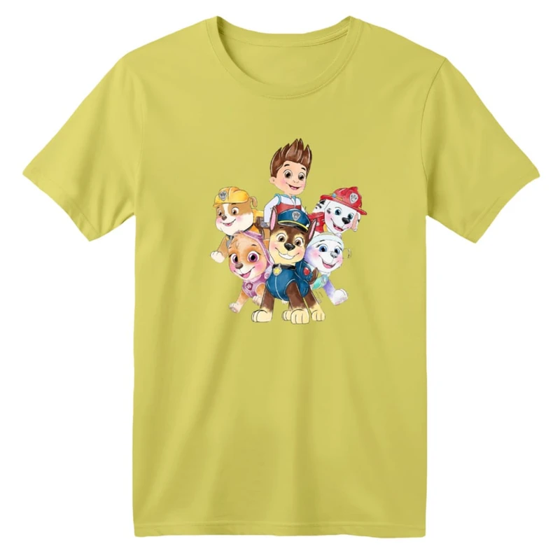 تی شرت آستین کوتاه بچگانه مدل سگ نگهبان کد ۲