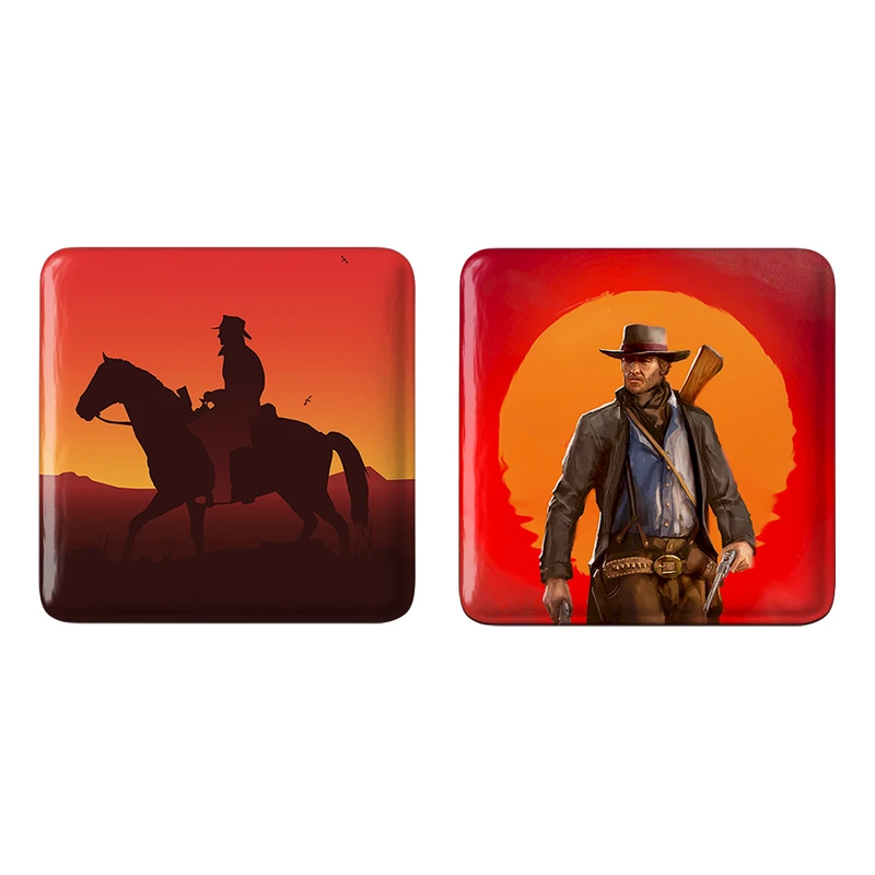مگنت خندالو طرح رد دد Red Dead کد 1029910294 مجموعه 2 عددی
