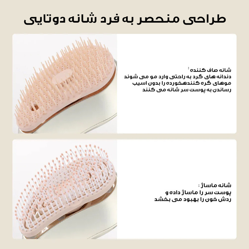 ماساژور برقی سر مدل محرک رشد مو کد MZG-24
