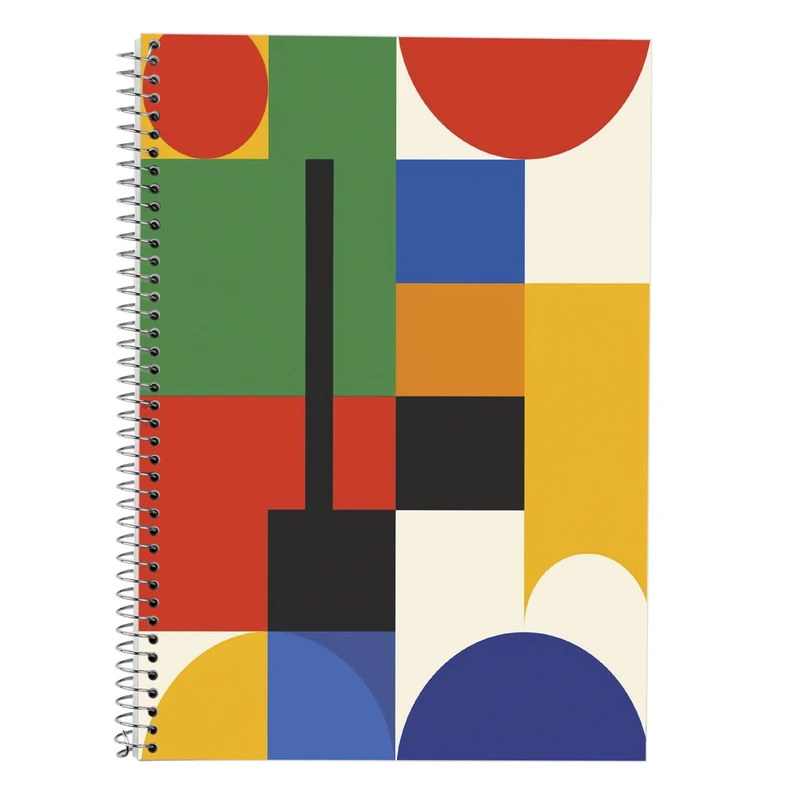 دفتر زبان 50 برگ مدوپد مدل دو خط طرح فانتزی کد DF13696