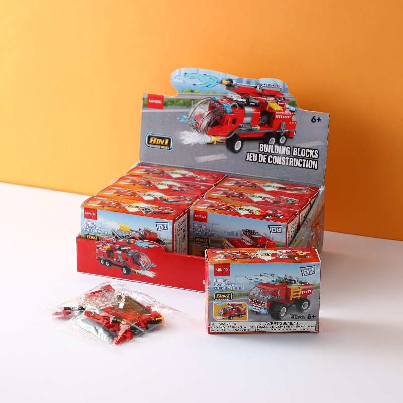 ساختنی مینیسو مدل Fire truck طرح WATER FOUNTAIN