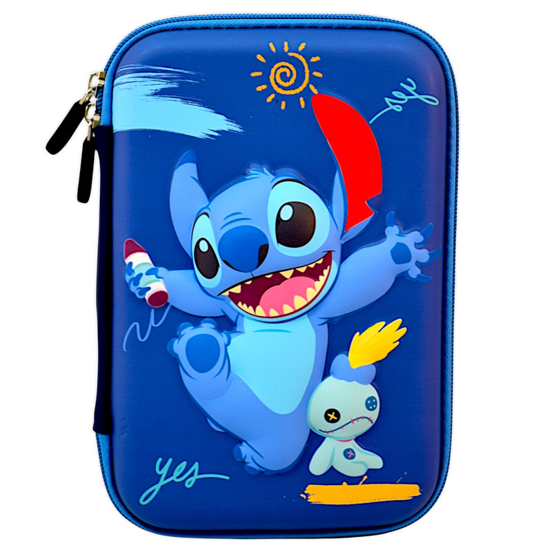 جامدادی مدل تبلتی طرح استیچ خوشحال کد 391