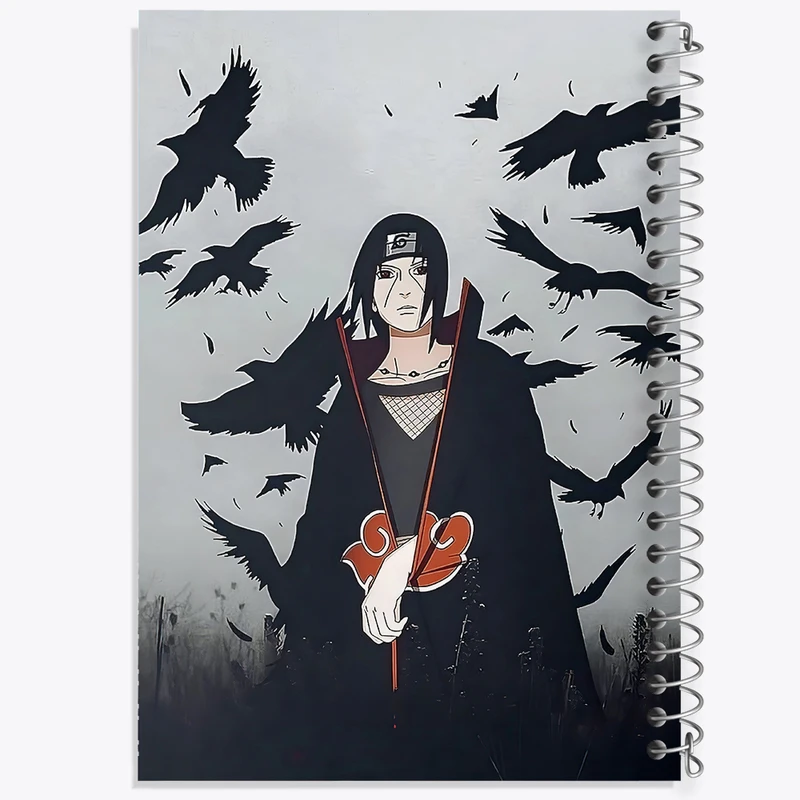 دفتر ژورنال نویسی 50 برگ خندالو مدل نقطه ای طرح انیمه ناروتو (Naruto) کد N3610