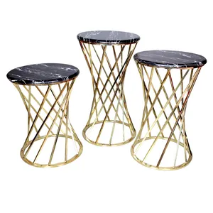میز عسلی مدل پیچک بسته 3 عددی