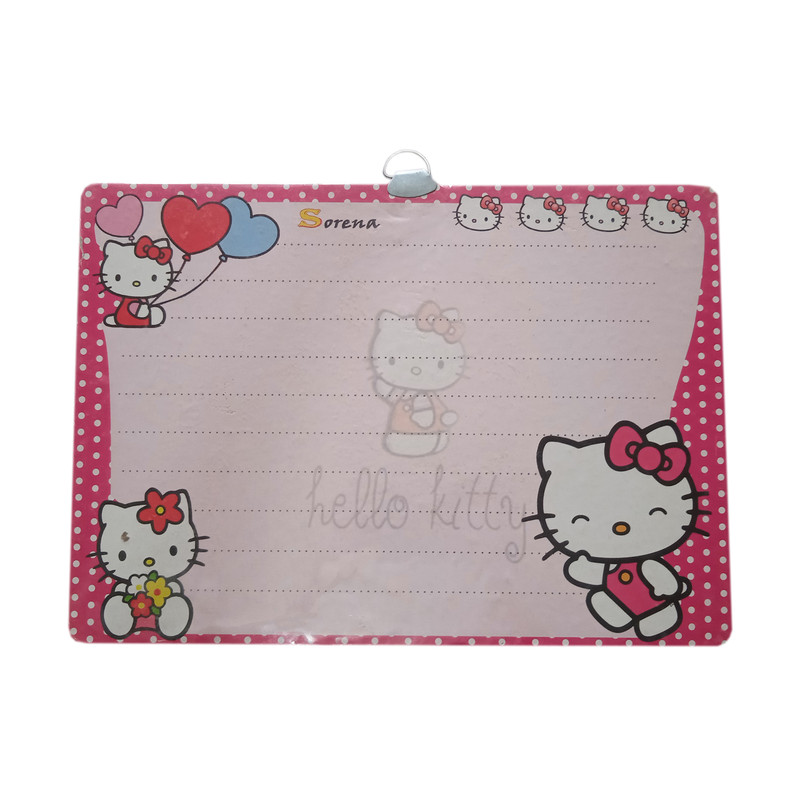 تخته وایت برد سورنا مدل kitty سایز35x50 سانتی متر