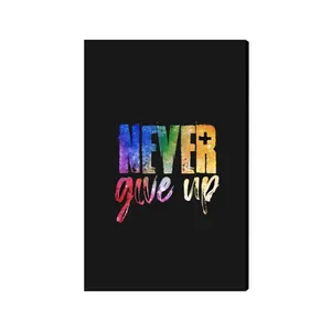 تابلو شاسی عرش مدل فانتزی انگیزشی Never give up کد As2099