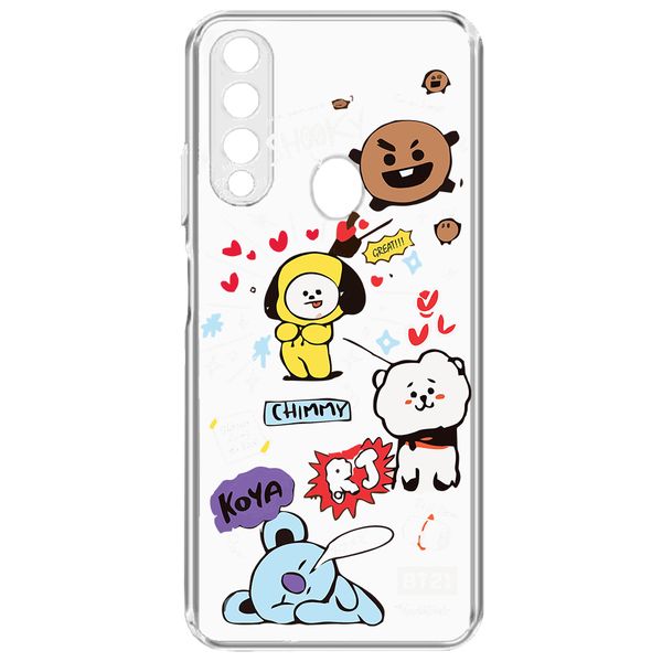 
 کاور طرح BT21 مناسب برای گوشی موبایل سامسونگ Galaxy A20S 
 