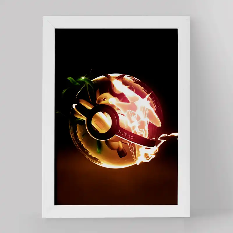 تابلو خندالو مدل پیکاچو انیمه پوکمون کد 17396