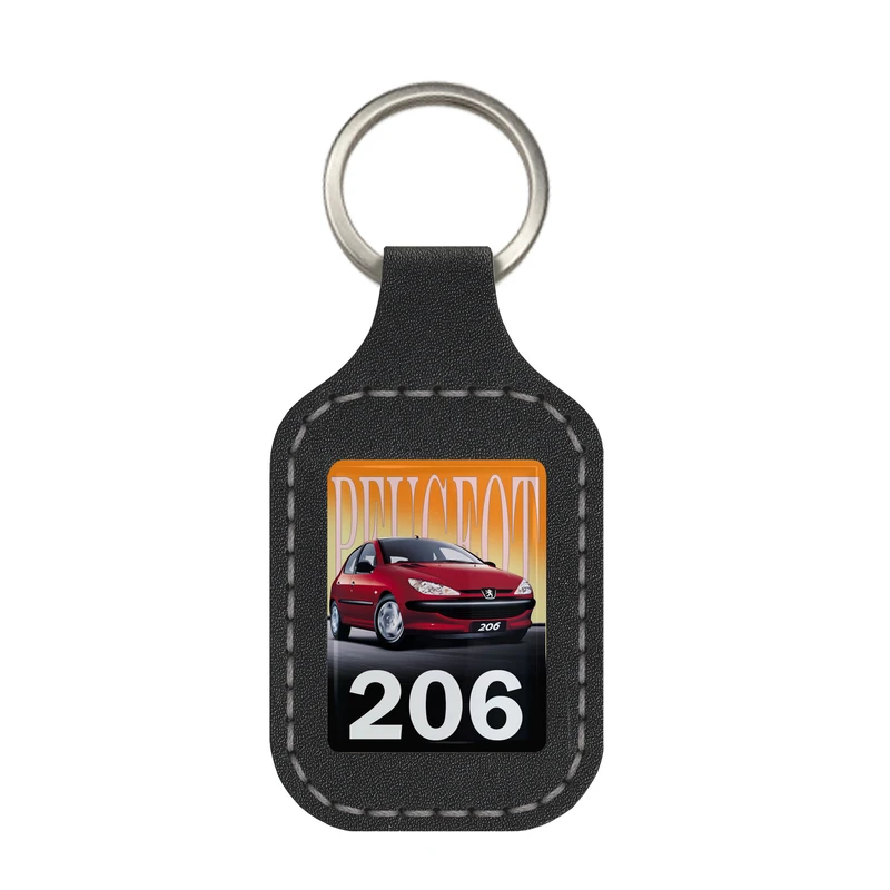 جاکلیدی دستی چرم مدل peugeot 206 کد 01
