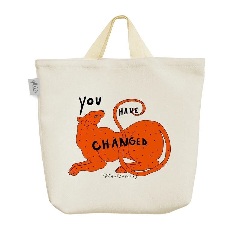 ساک خرید خندالو مدل تو تغییر کردی کد 10380