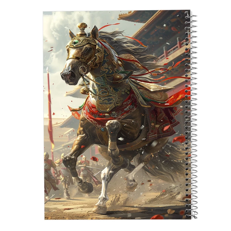 دفتر نت موسیقی 50 برگ مدوپد مدل حیوانات جنگجو کد DF14935