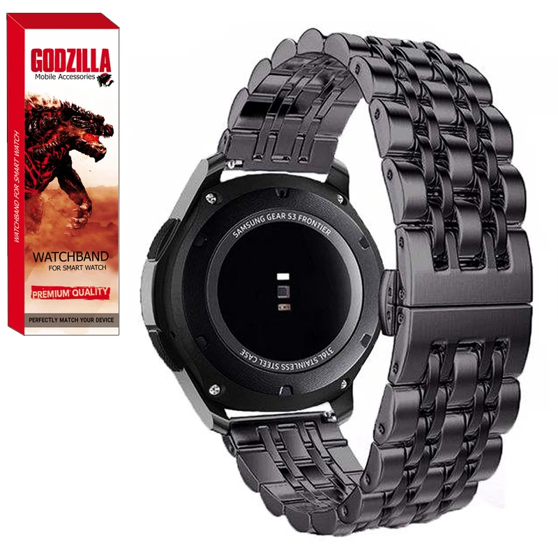 بند گودزیلا مدل 7Rows مناسب برای ساعت هوشمند سامسونگ Gear S3 / Gear S3 Frontier