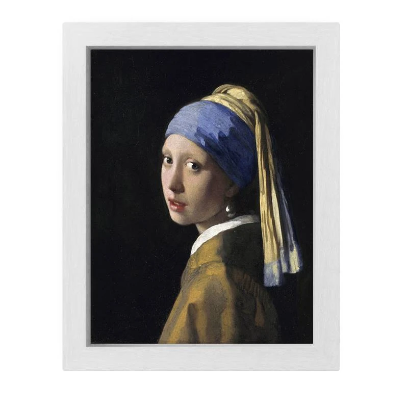 تابلو طرح نقاشی دختری با گوشواره مروارید اثر یوهانس فرمیر