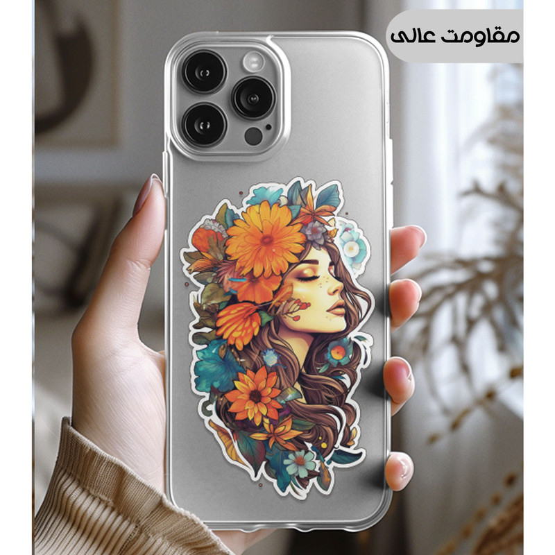 کاور یوریل مدل Clear کد 52 طرح دختر مناسب برای گوشی موبایل شیائومی Mi 11 Lite / 11 Lite 5G NE