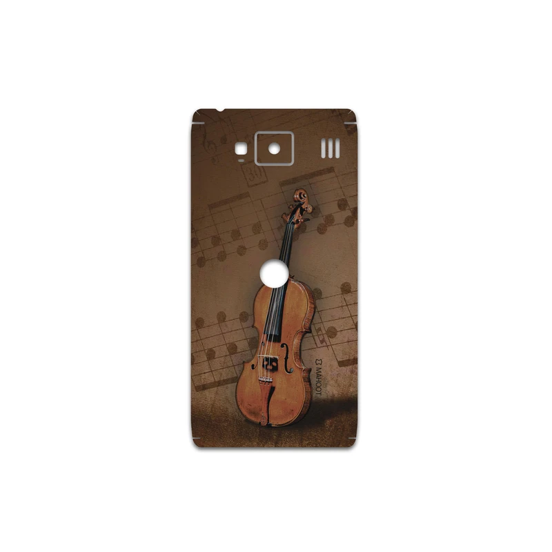 برچسب پوششی ماهوت مدل Violin-Instrument مناسب برای گوشی موبایل موتورولا droid razr hd