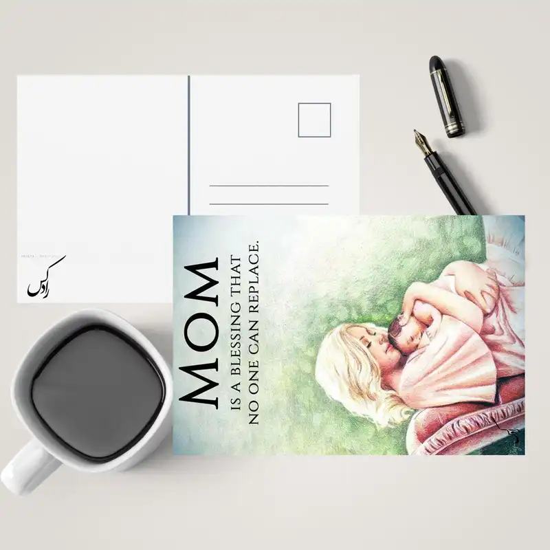کارت پستال رادکس طرح تبریک روز مادر مدل NE168