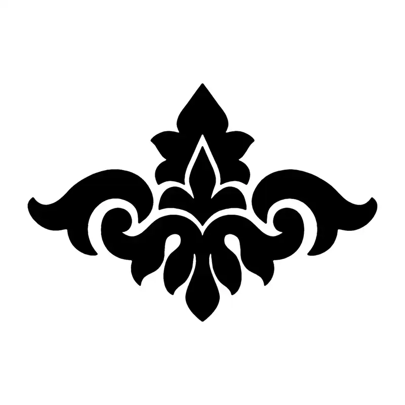 شابلون باتیس آرت طرح تذهیب کد 50-434