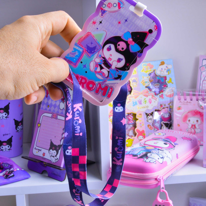 بسته لوازم تحریر مدل کرومی و گروه سانریو مجموعه 49 عددی