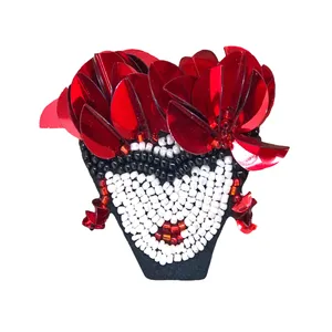 گل سینه زنانه مدل فریدا