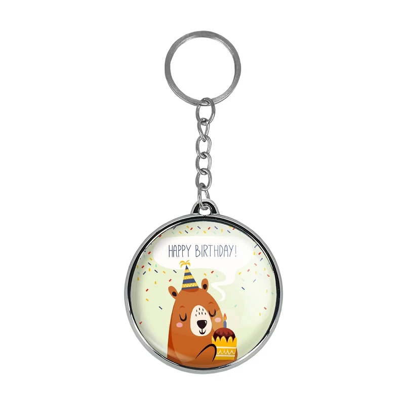 جاکلیدی خندالو طرح تولد مدل دوطرفه کد 2807328074