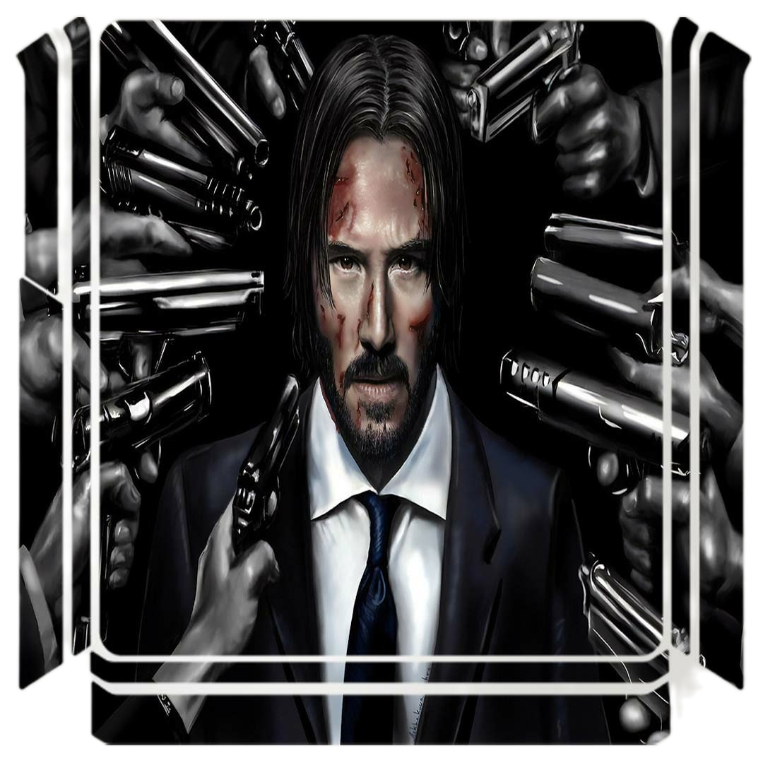 برچسب پلی استیشن ۴ مدل john wick art کد PSS-340 