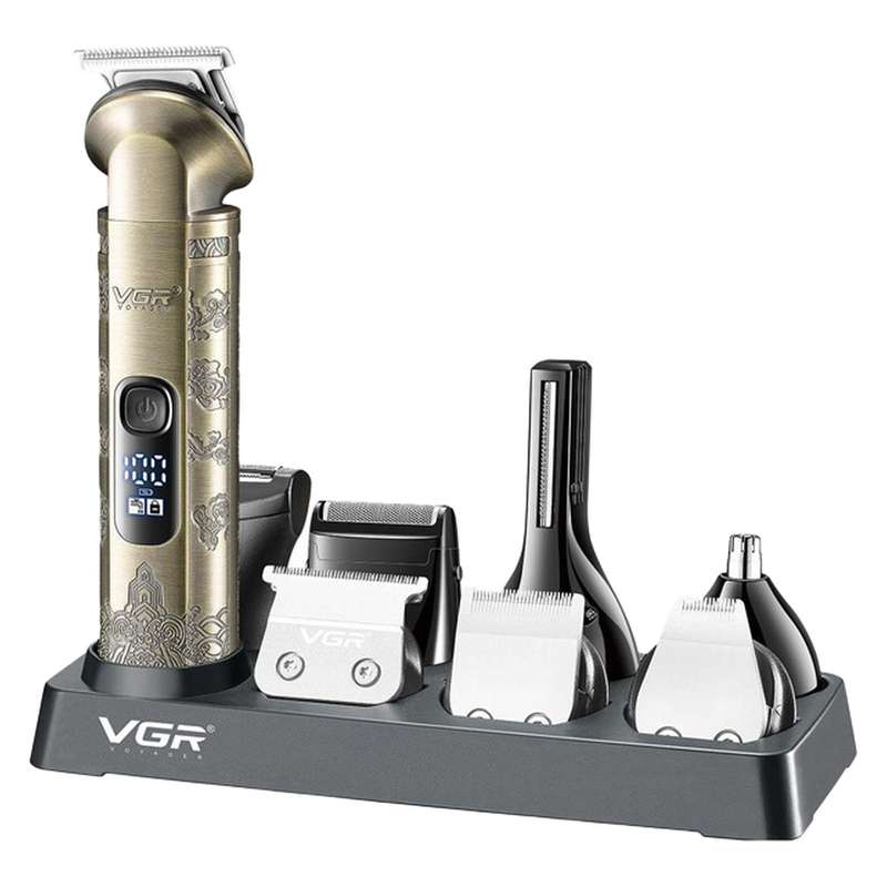 ست ماشین اصلاح موی صورت و بدن وی جی ار مدل V-110