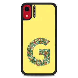 AKAM AMC-WAXR-ALPHADOODLEBET-7 Cover For Apple iPhone XR
