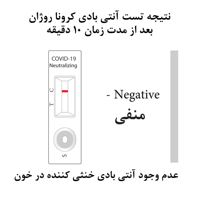 تست آنتی بادی روژان مدل 10 بسته 15 عددی