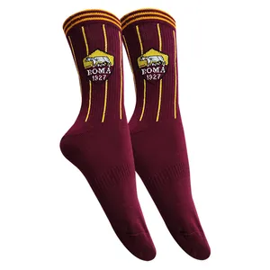 جوراب ساق بلند مردانه تن پوش هنگامه مدل پنبه کش اسپرت فوتبال آ.اس رم 