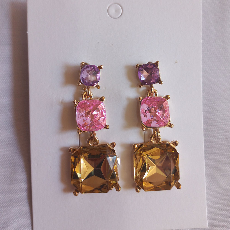 گوشواره زنانه مدل نگینی