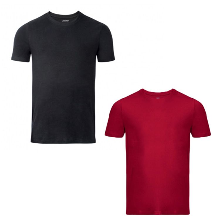 تی شرت آستین کوتاه مردانه لیورجی مدل 9854085 مجموعه 2 عددی