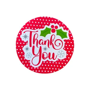 برچسب مدل تشکر از مشتری طرح برف بسته 20 عددی