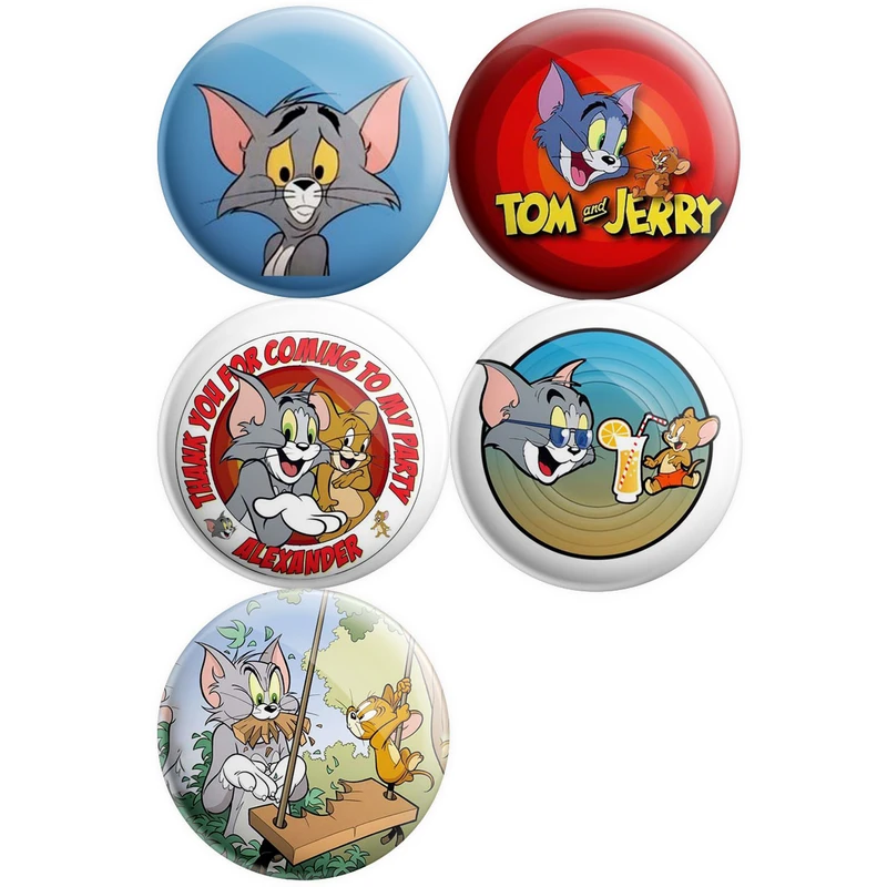 پیکسل پرمانه طرح تام و جری کد pmg5.11839 مجموعه 5 عددی