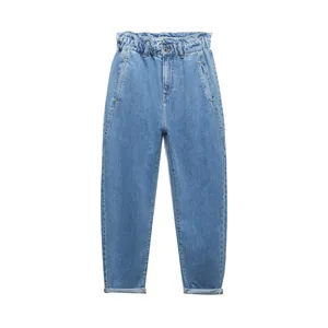 شلوار جین زنانه زارا مدل Mid-blue-5862/022