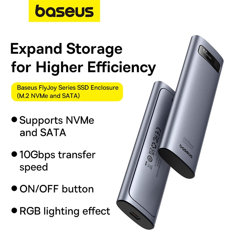 باکس هارد M.2/NVME بیسوس مدل  FlyJoy Series BS-OH155