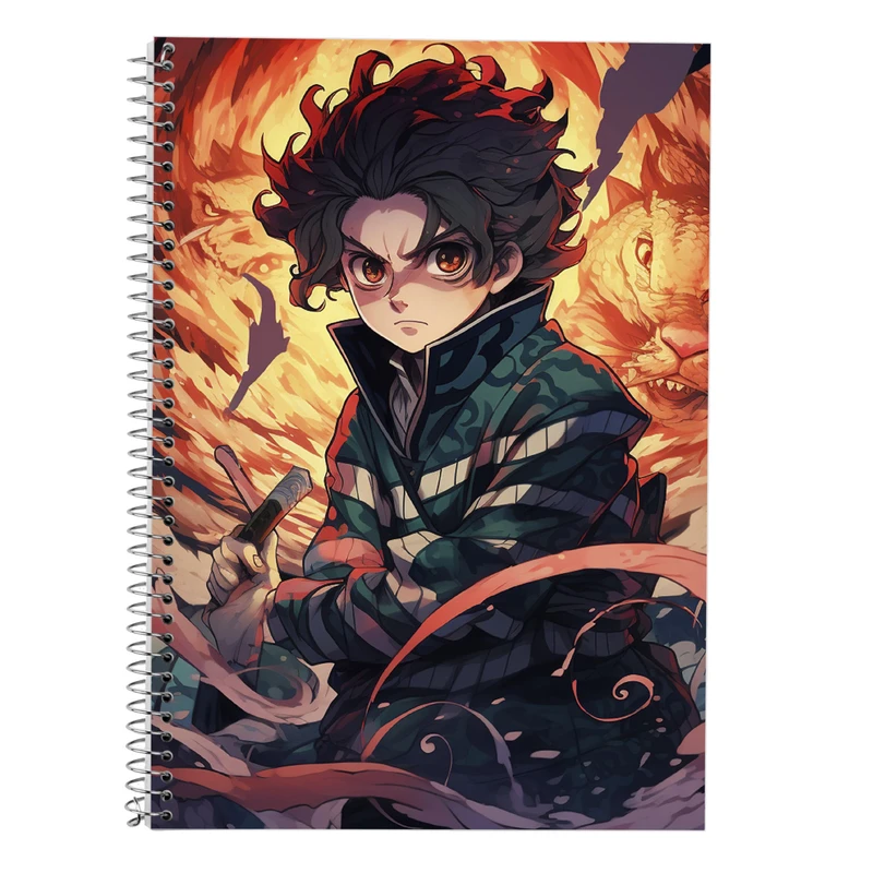 دفتر لغت 50 برگ مدوپد طرح Demon Slayer کد DF11042