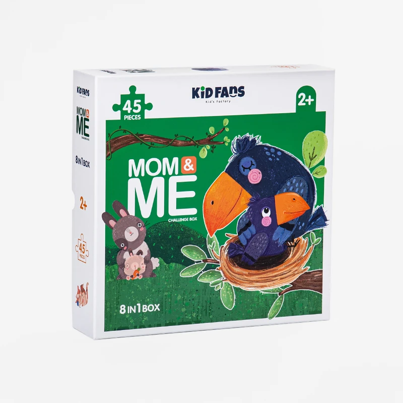 پازل 45 تکه کید فنز مدل مامان و من کد 2435 مناسب 2 سال به بالا 