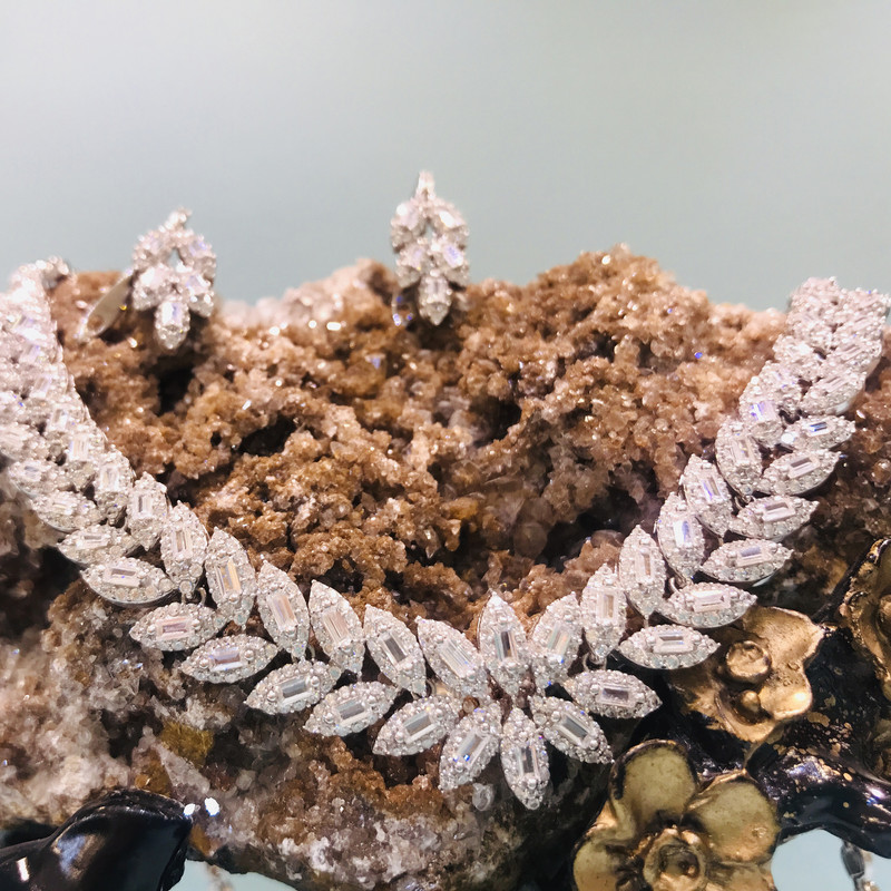 نیم ست نقره زنانه مدل سوپر رویال اتریشی