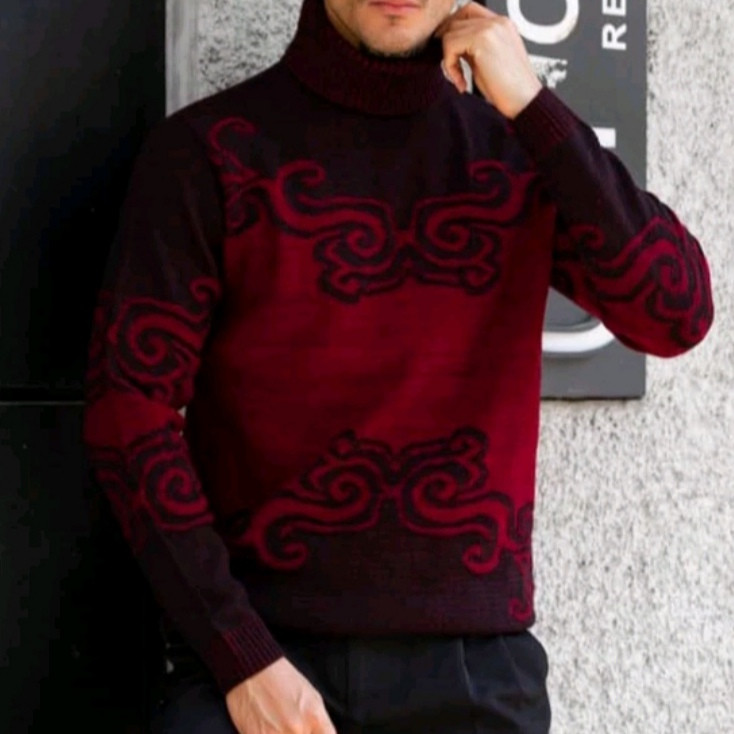 پلیور یقه اسکی مردانه مدل ضخیم 01