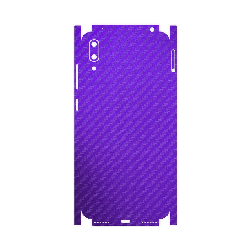 برچسب پوششی ماهوت مدل Full skin-Purple-Fiber مناسب برای گوشی موبایل هوآوی Y7 Pro 2019