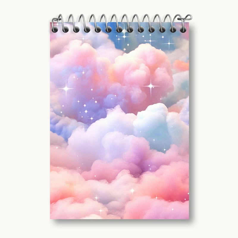 دفتر یادداشت 50 برگ خندالو طرح ابرهای کیوت کد N2281