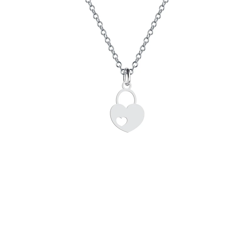 آویز تزئینی خودرو هایکا مدل قلب و قفل کد am.ha 170