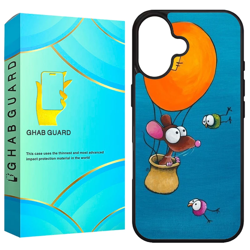 کاور قاب گارد طرح موش مدل G16PL مناسب برای گوشی موبایل اپل iPhone 16 Plus