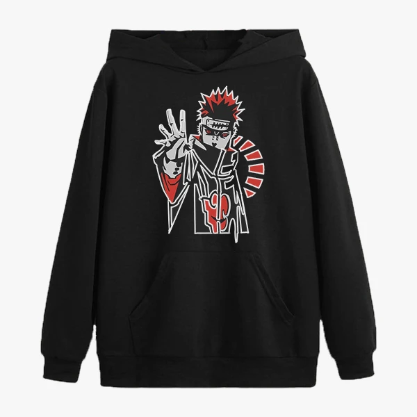 هودی مردانه مدل انیمه ای ناراتو