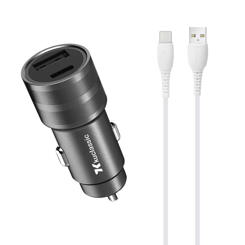 شارژر فندکی 20 وات کوکلاسیک مدل D-40 به همراه کابل USB-C