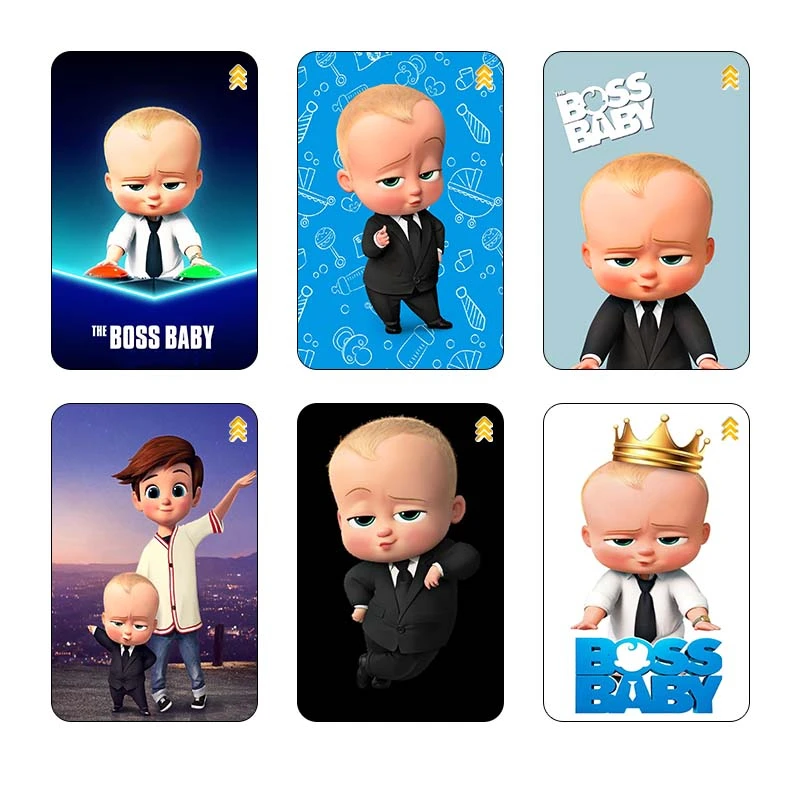 استیکر کارت مدل سام نگار طرح بچه رئیس The Boss Baby کد SP1297 مجموعه 6 عددی